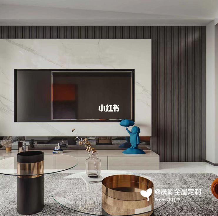 铝合金格栅暗门效果图大全 