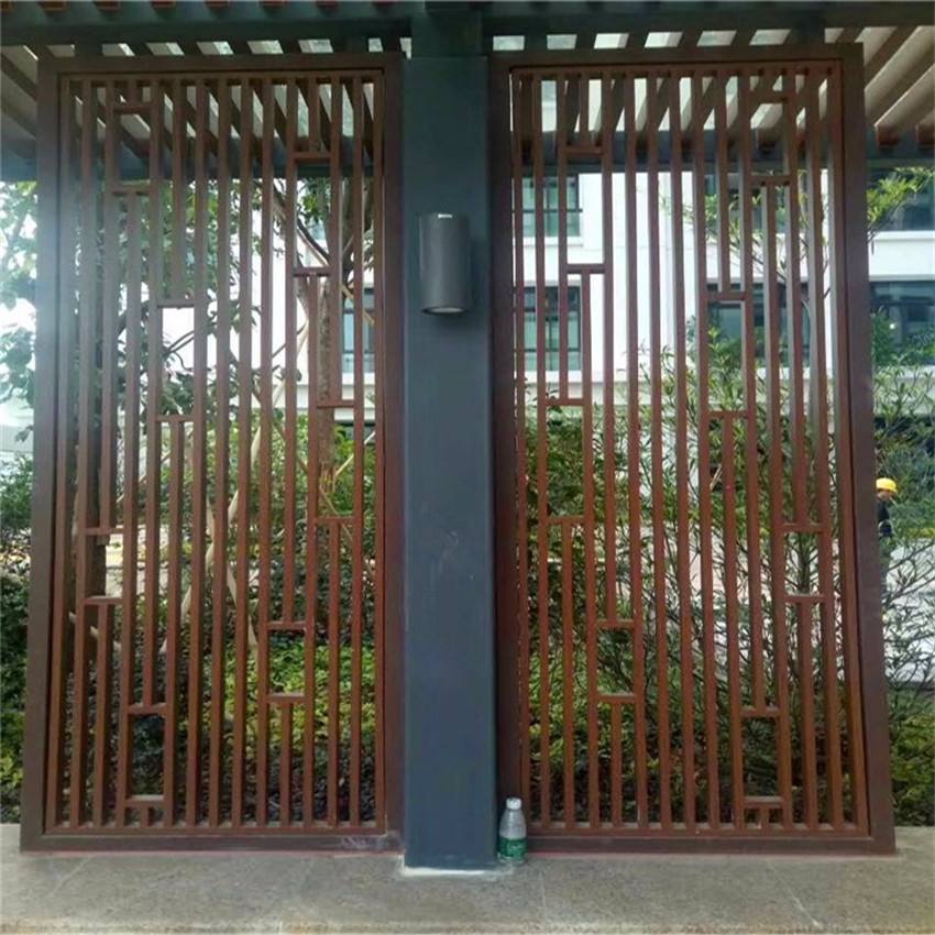 彩色铝合金格栅效果 彩色铝合金格栅效果图