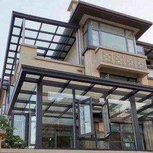 阳光房铝合金格栅图 阳光房铝合金好还是钢架好