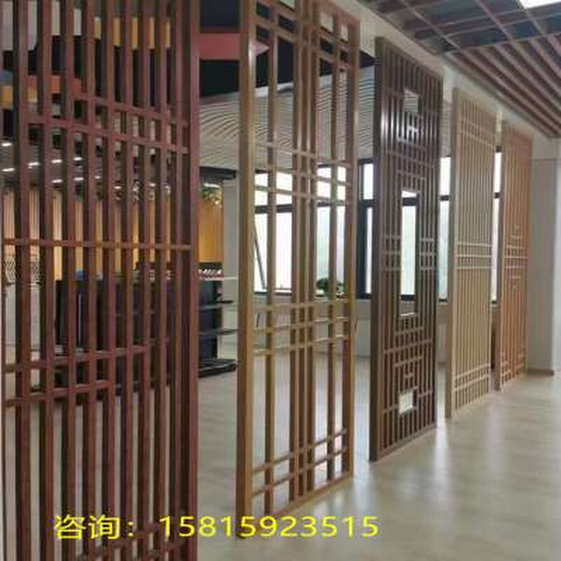 铝合金格栅餐厅屏风 铝合金格栅餐厅屏风怎么安装