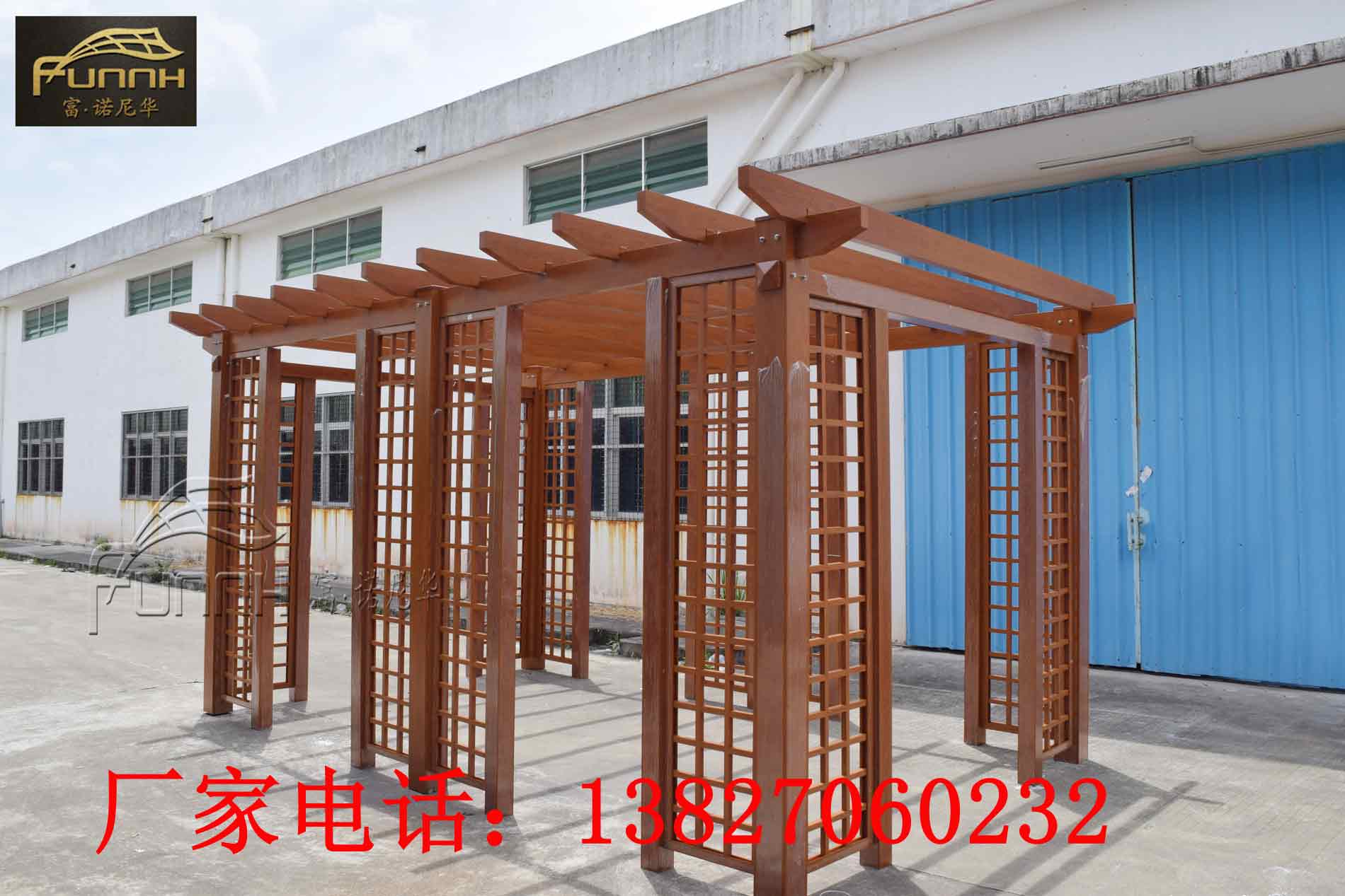 廊架铝合金格栅安装 铝合金格栅安装多少钱一平方