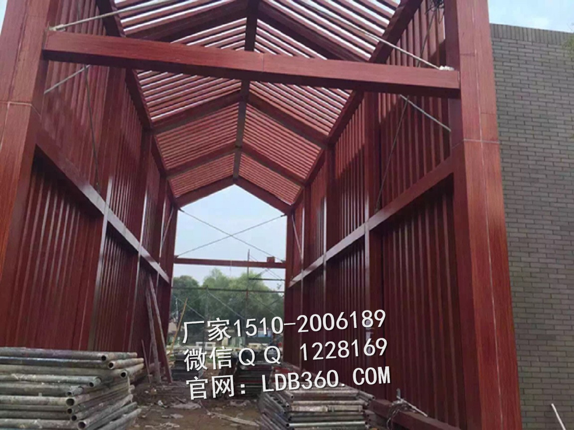 楼顶铝合金格栅图片欣赏 顶楼铝合金阳光棚图片大全