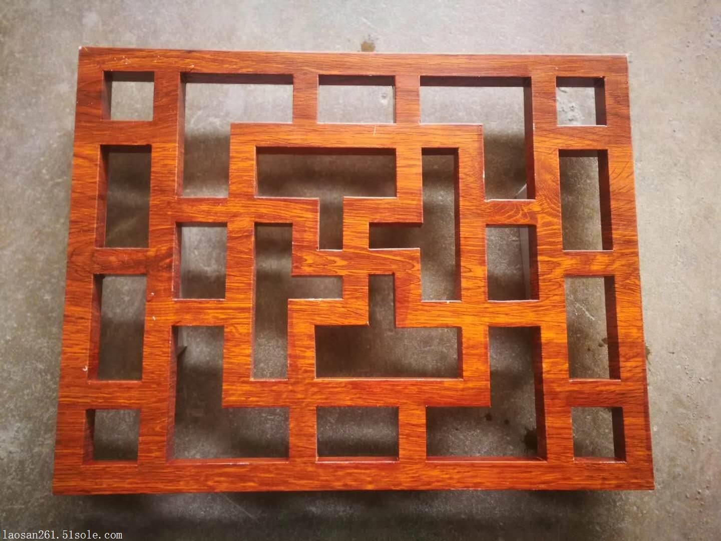 仿木色铝合金格栅效果图 仿木色铝合金格栅效果图片