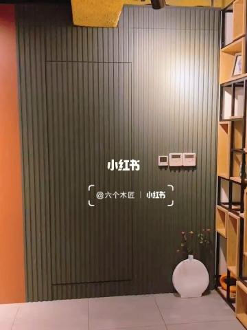 卫生间铝合金格栅隐形门 铝合金卫生间隐形门真实图片